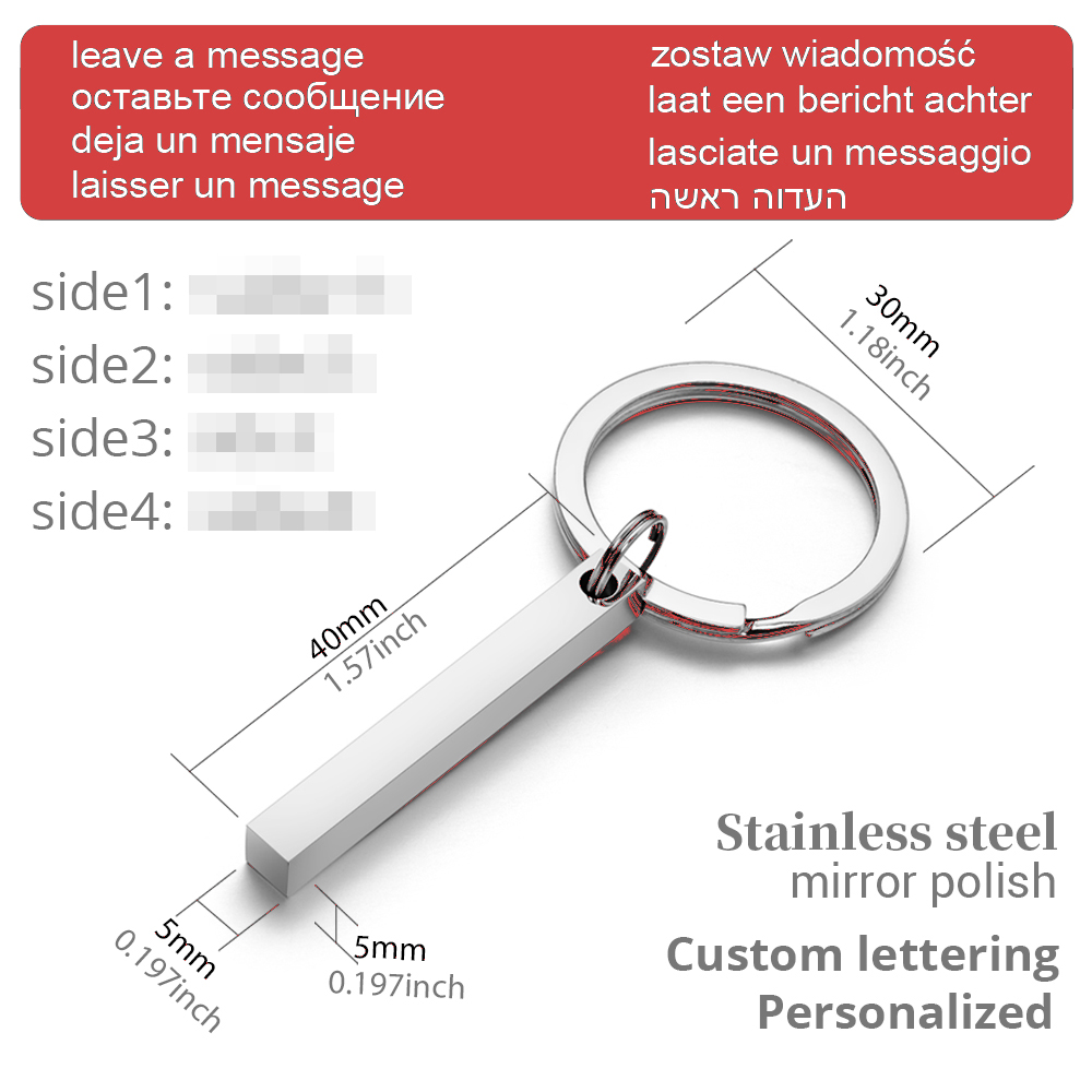 Spersonalizowane breloki ze st – Initial Ring Custom recenzja i cena