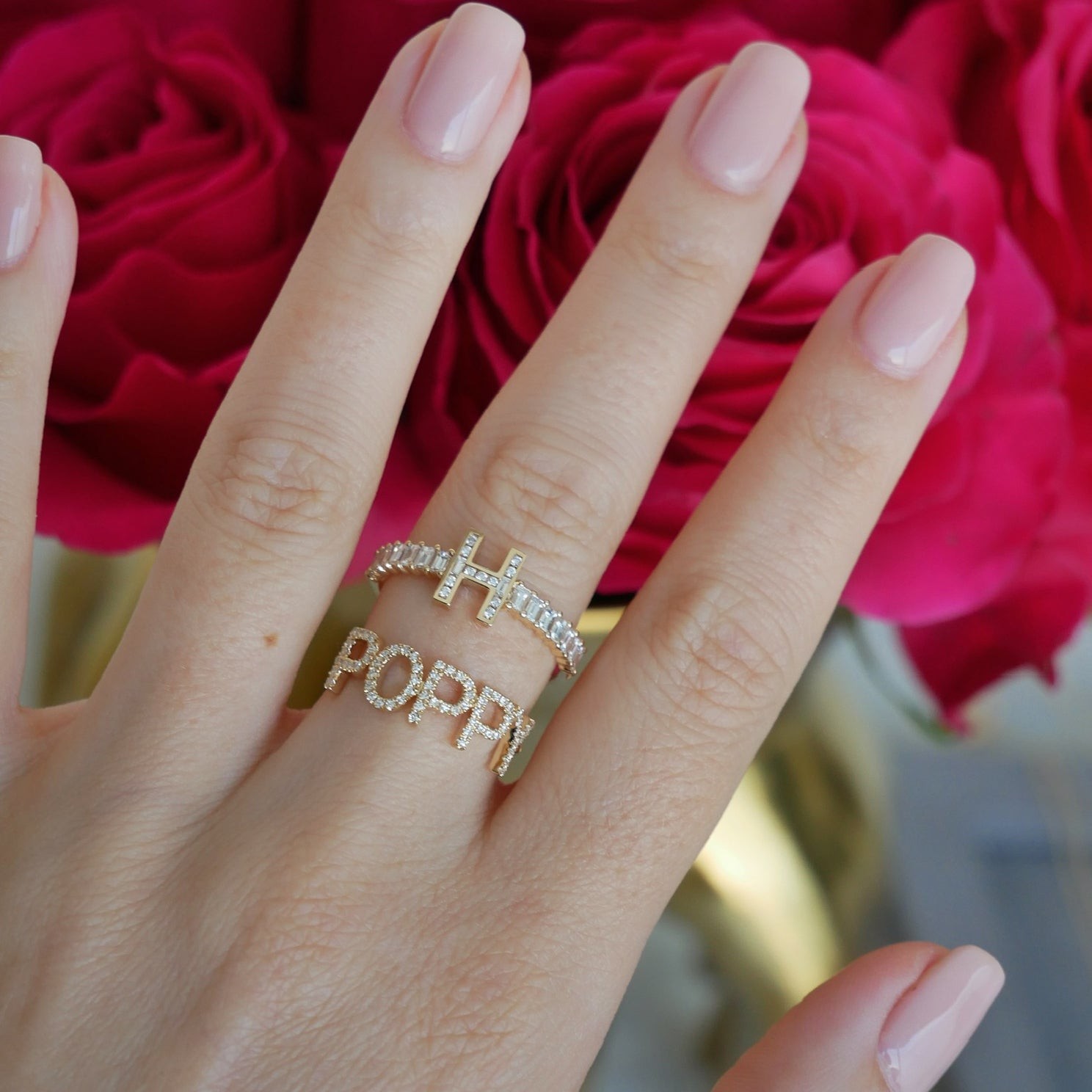 Personalizowany pierścionek z  – Initial Ring Custom recenzja i cena